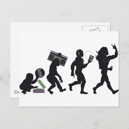 Music Evolution ポストカード (正面/裏面)