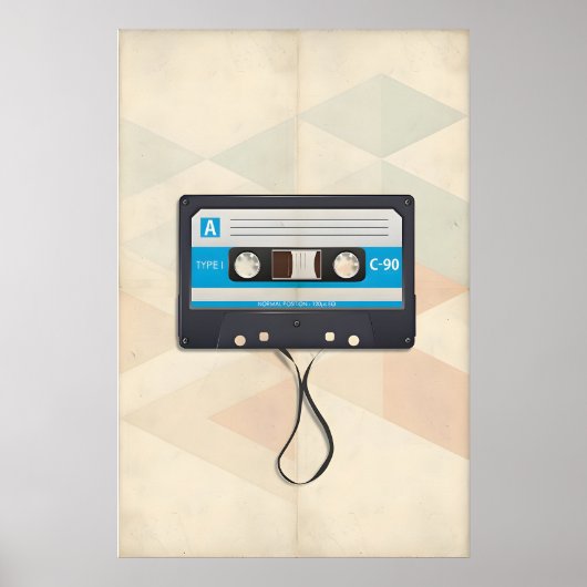 Music Evolution Cassette  Print -Print Only 1 ポスター (正面)