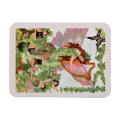 Music Faerie Playing Music マグネット (横)