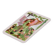 Music Faerie Playing Music マグネット (左側)