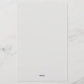 Music Faeryの遊音楽 便箋 (裏面)