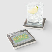 Music Farm、Charleston、South Carolina Coaster ストーンコースター (横)