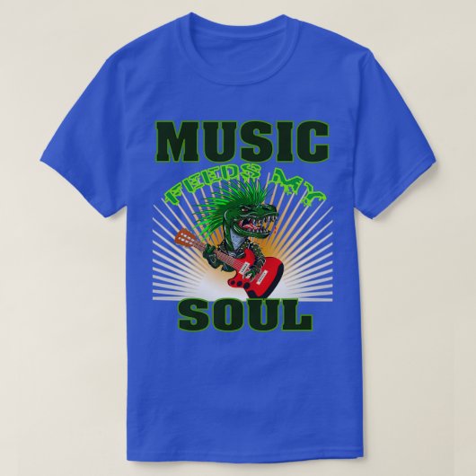 Music Feeds My Soul Tシャツ (デザイン正面)