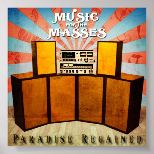 Music for the Masses Albumカバーポスター ポスター (正面)
