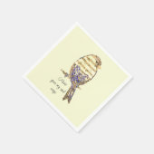  Music gives my soul wings Sparrow Bird スタンダードカクテルナプキン (角)