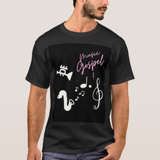 Music gospel  tシャツ (正面)