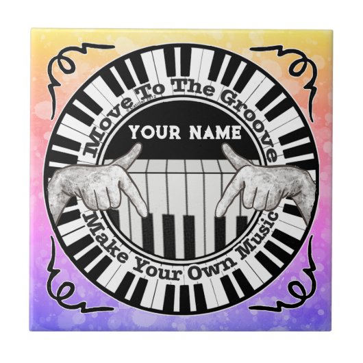 Music Groove  タイル (正面)