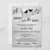 Music Happily Ever After Wedding Photo 招待状 (正面)