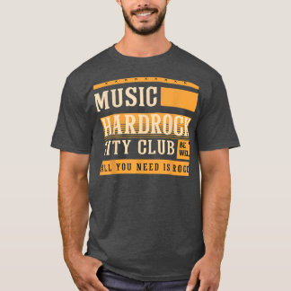 Music Hardrock City Club Be Well Musical Music Tシャツ