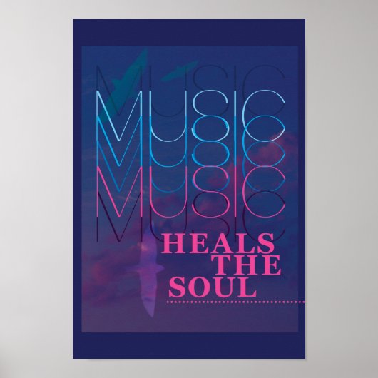 Music Heals the Soul、ポスタ感動的ー ポスター (正面)