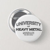 MUSIC-HEAVYの金属 缶バッジ (正面&裏面)