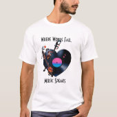 Music Hoodie Tシャツ (正面)