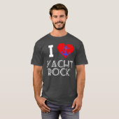 Music i love yacht rock rock n roll anchor tシャツ (正面フル)