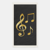 Music icons, gold on black, (正面)