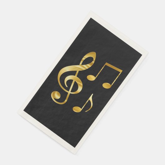 Music icons, gold on black, (コーナー)