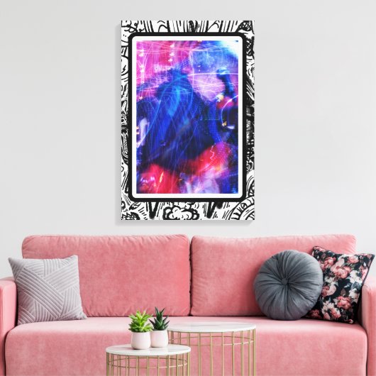 Music in Motion キャンバスプリント (インサイチュ (リビング))