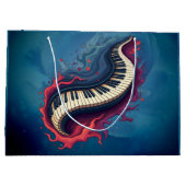 Music in motion, the curved piano. ラージペーパーバッグ (裏面)