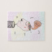 "Music in my head" Postcard ジグソーパズル (横)