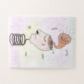 "Music in my head" Postcard ジグソーパズル (横)