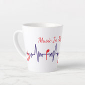 Music In My Heart カフェラテマグ (左アングル)