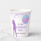 Music In My Music Era Purple Birthday Party 紙コップ (正面)
