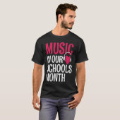 Music In Our Schools Month 3月楽器 Tシャツ (正面フル)