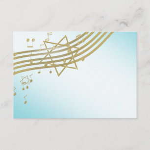 Music in the Airバルミツワー・レスポンス 出欠カード