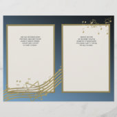 Music in the Airバー（ユダヤ教の）バル・ミツバープログラムカバー (裏面)