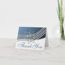 Music in the air Thank You Note