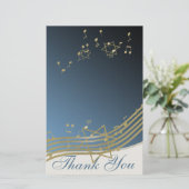 Music in the air Thank You Notes 便箋 (スタンド正面)