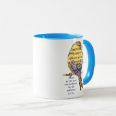 Music in the Soul引用文&ミュージックノートバード マグカップ (正面右)