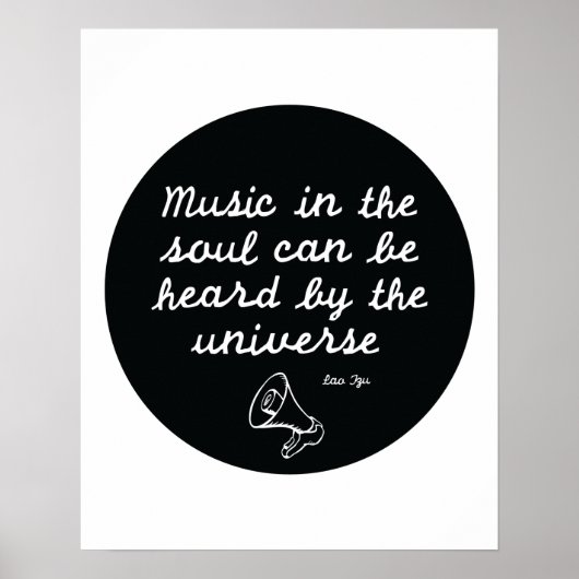 Music in the soul - Lao Tzu ポスター (正面)
