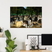 Music in the Tuileries Gardens by Manet - Poster ポスター (ホームオフィス)