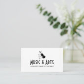 Music Instructor  Business Card 名刺 (スタンド正面)