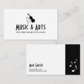 Music Instructor  Business Card 名刺 (正面/裏面)