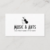 Music Instructor  Business Card 名刺 (正面)