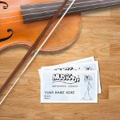 Music Instructor Business Cards 名刺
