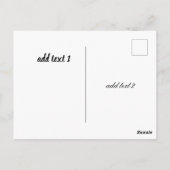 music instruments design ポストカード (裏面)