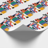 music instruments design ラッピングペーパー (角)