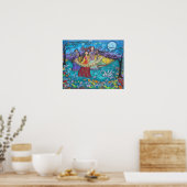 Music Is魔法Canvas Print ポスター (キッチン)