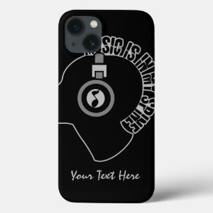Music Is In My SpineのiPadケースカスタムに入る iPhone 13ケース