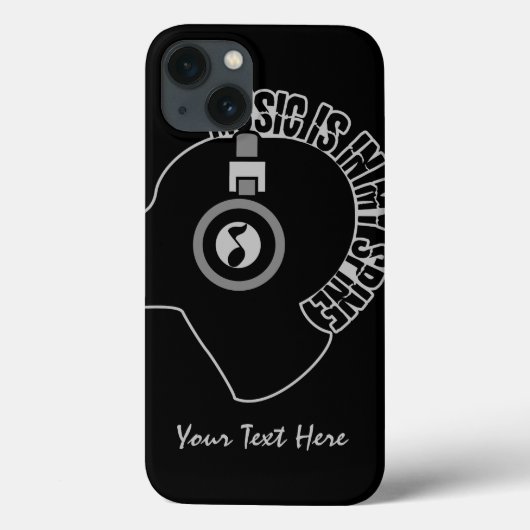 Music Is In My SpineのiPadケースカスタムに入る Case-Mate iPhoneケース (裏面)