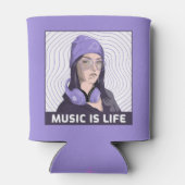 Music Is Lifeクーラーボックス- Lavender Edition 缶クーラー (裏面)