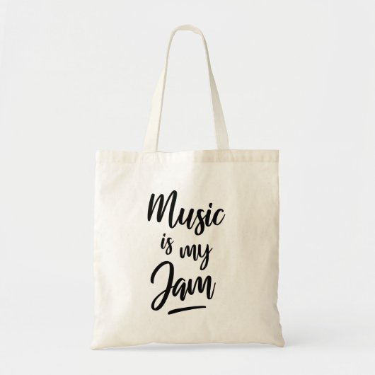 Music is life トートバッグ (正面)