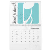 Music Is Life -ミュージカル記号 カレンダー (2月 2026)