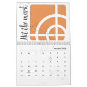 Music Is Life -ミュージカル記号 カレンダー (1月 2026)