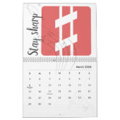 Music Is Life -ミュージカル記号 カレンダー (3月 2026)