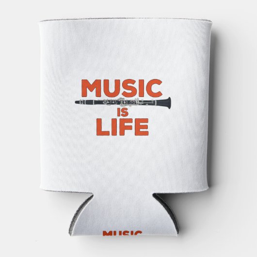 Music is Life 缶クーラー (正面)