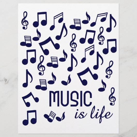 Music is Life flyer チラシ (正面)