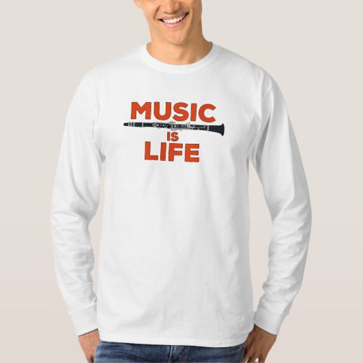 Music is Life Tシャツ (正面)